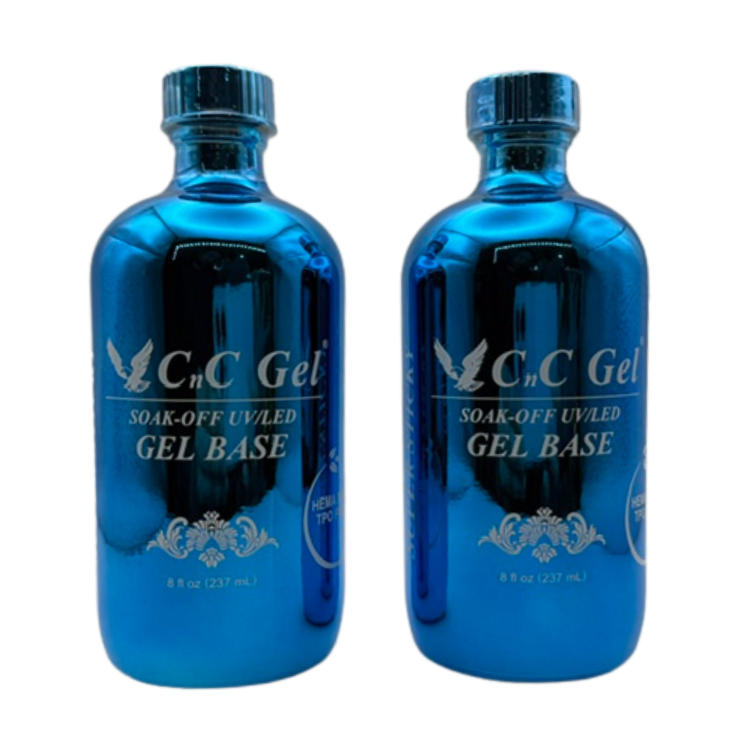 CnC Gel Base Super Sticky - HEMA/TPO-FREE - Soak-Off UV/LED – 8oz + 1 Free 8oz Bottle
