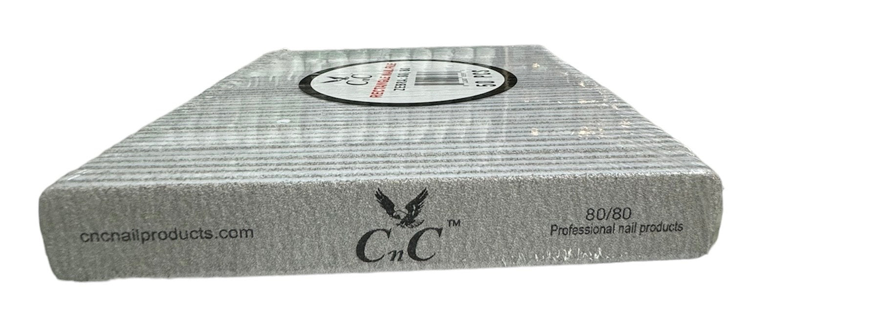CNC 80/80 Zebra Rectangle Nail File 50pcs/pk image 3