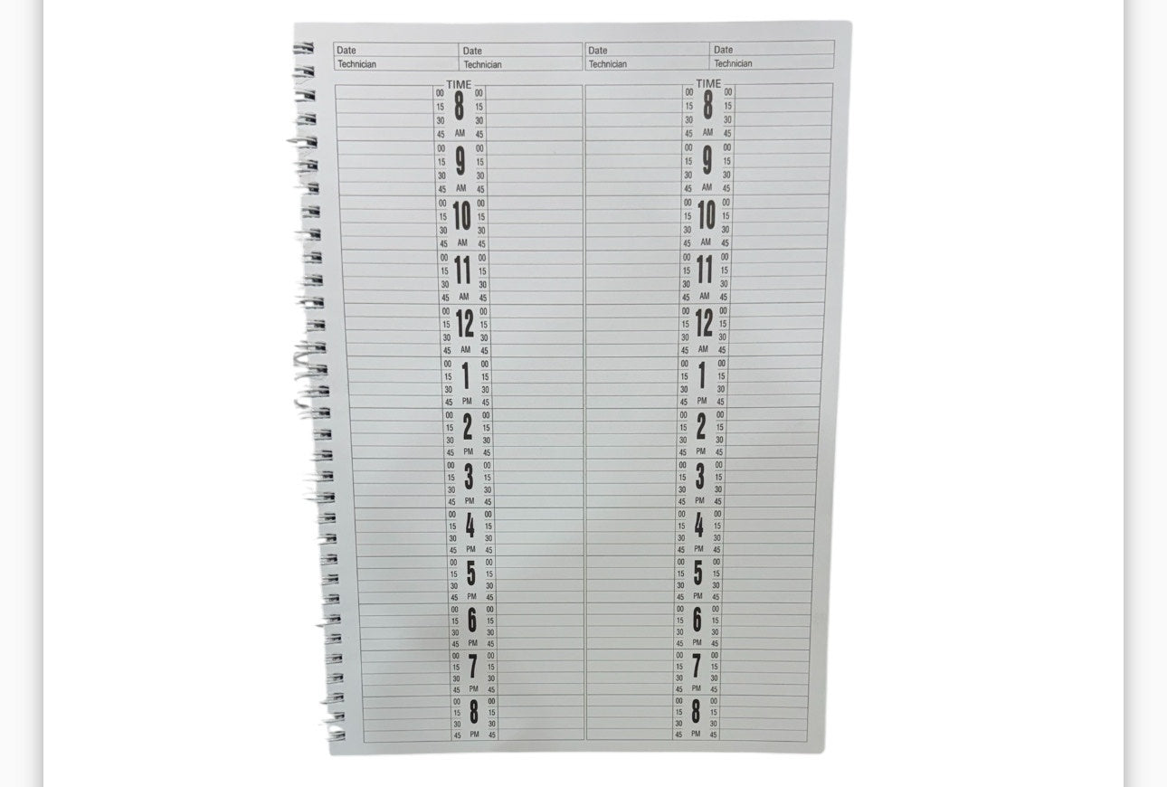 Beauty Salon Appointment Record Book 4-Column image 1