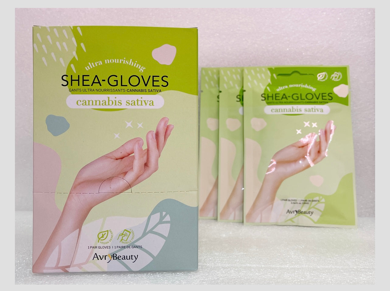 AvryBeauty Shea Glove Cannabis Sativa 25pcs/box image 0
