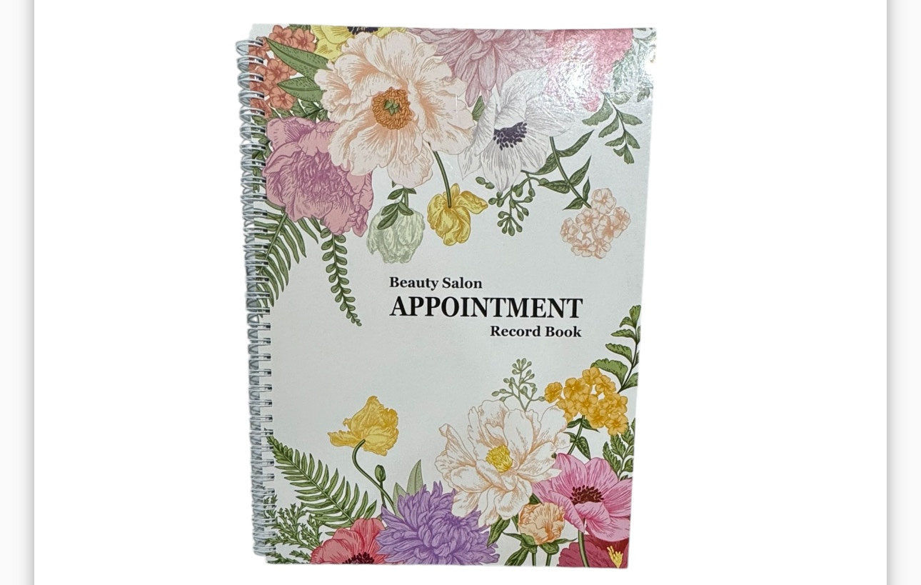 Beauty Salon Appointment Record Book 4-Column image 0