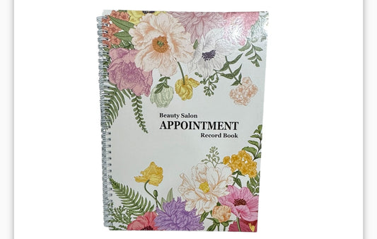 Beauty Salon Appointment Record Book 4-Column image 0