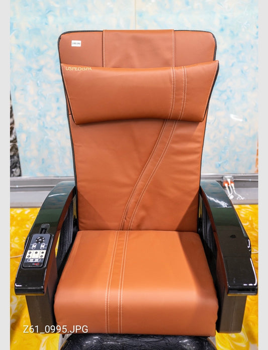 Pedicure Chair Seat Cover Orange image 0