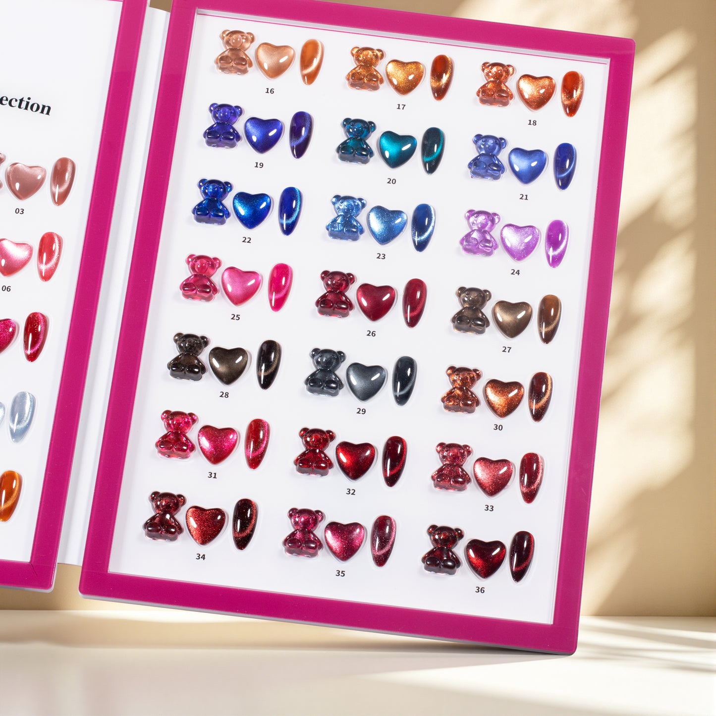Misa Gel & Acrylics 4 Season Crystal Cat Eye Collection – 36 Colors – HEMA-Free & TPO-Free