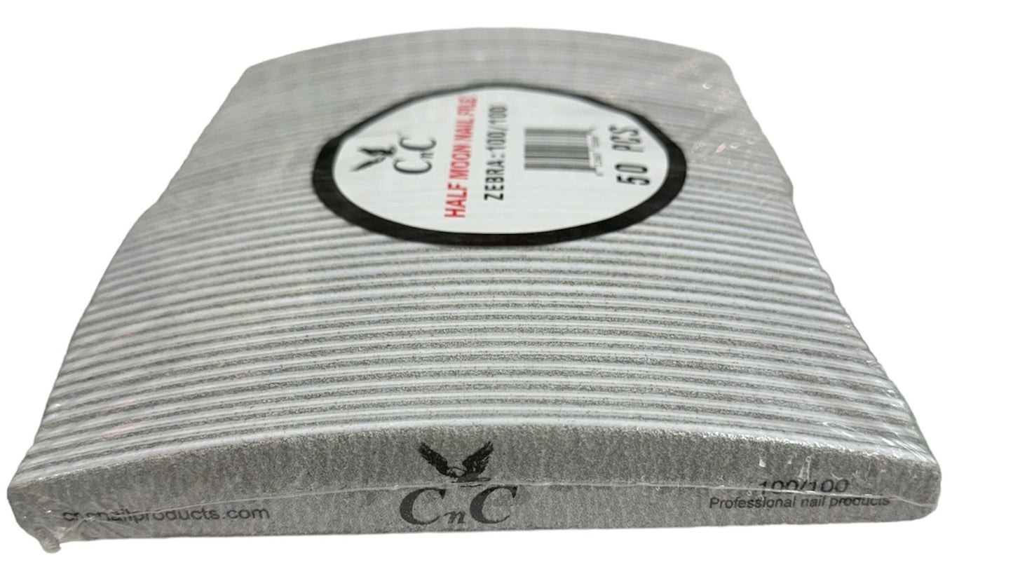 CnC Half Moon Nail File 100/100 image 0