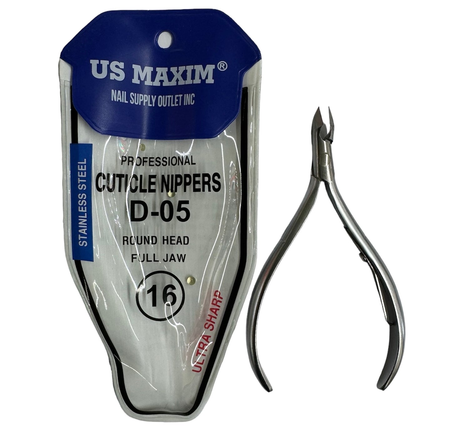 US Maxim Cuticle Nipper D-05 Round Head 16 image 0