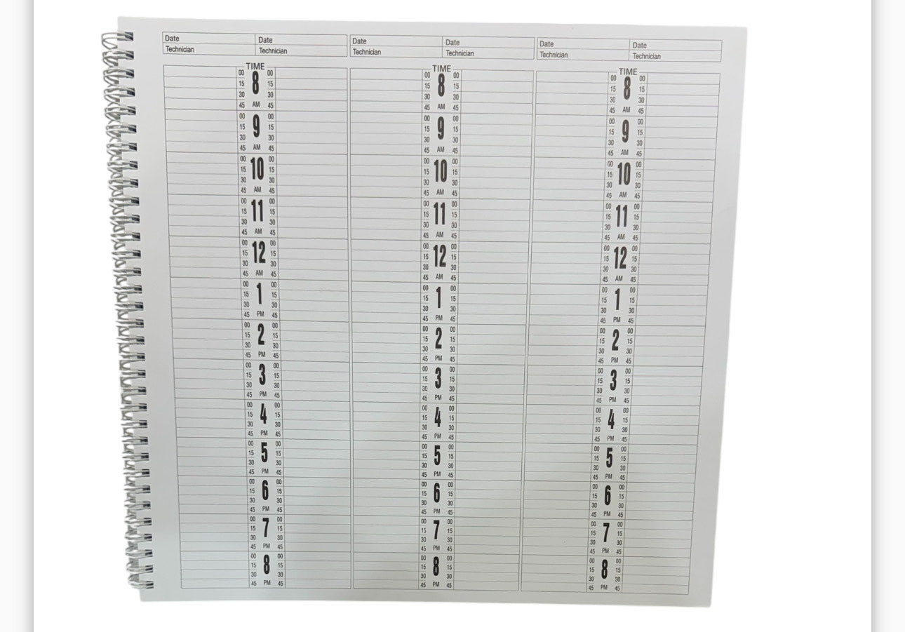 Beauty Salon Appointment Record Book 6 -Column image 1