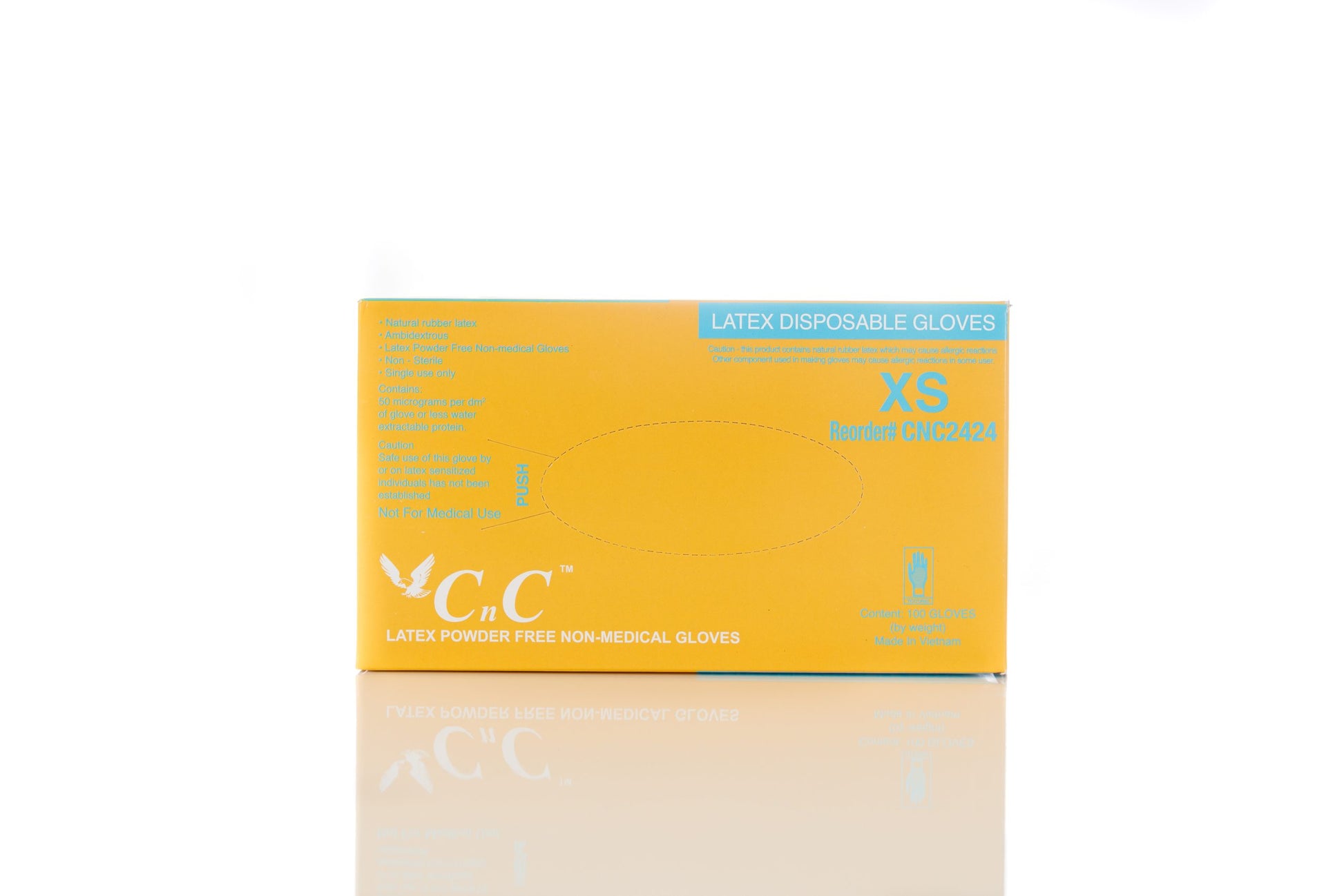 CnC Powder Free Glove- X-Small PK/100pcs image 0