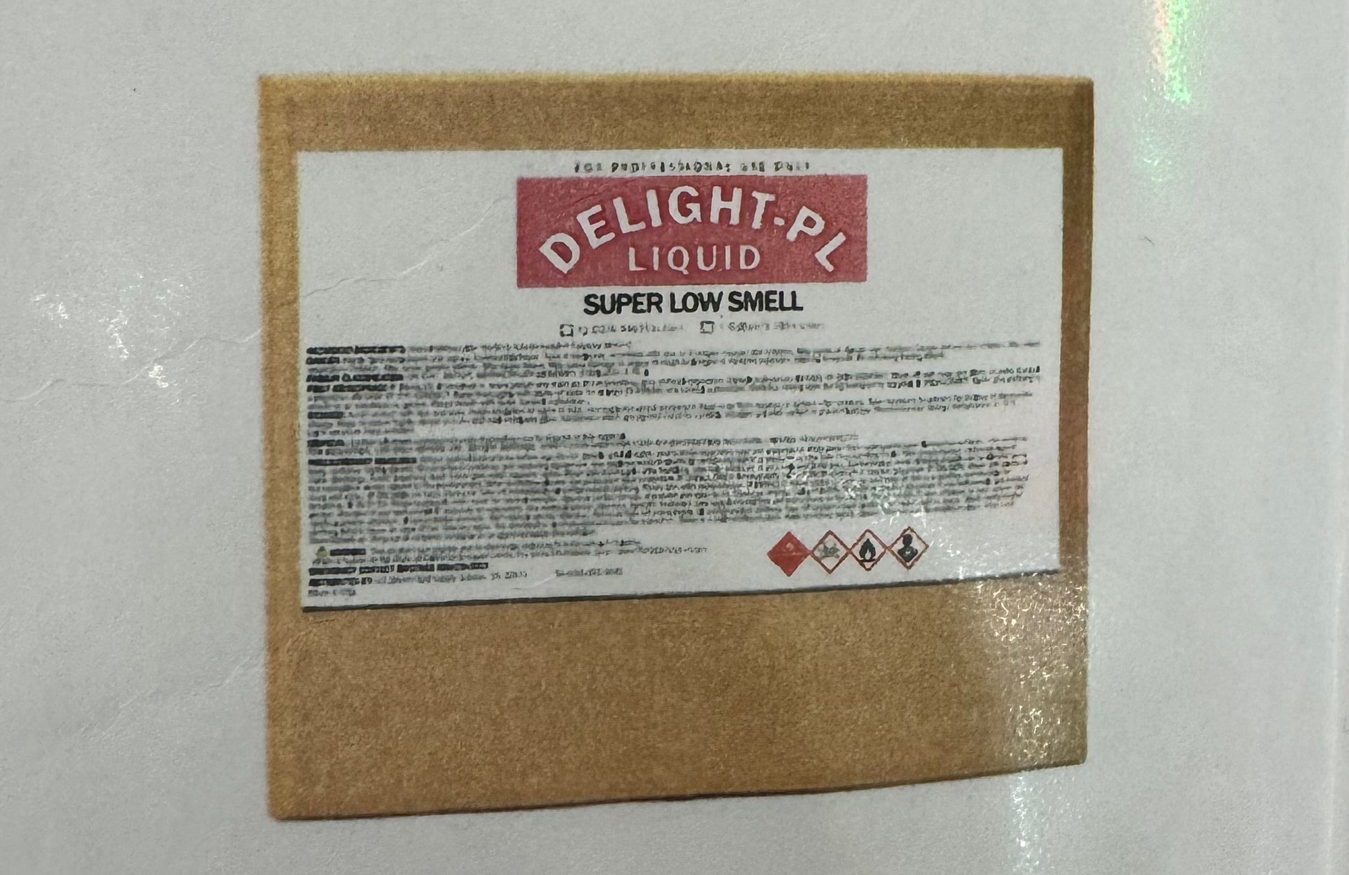 Delight PL Low Smell Liquid 4gallon/Box image 1