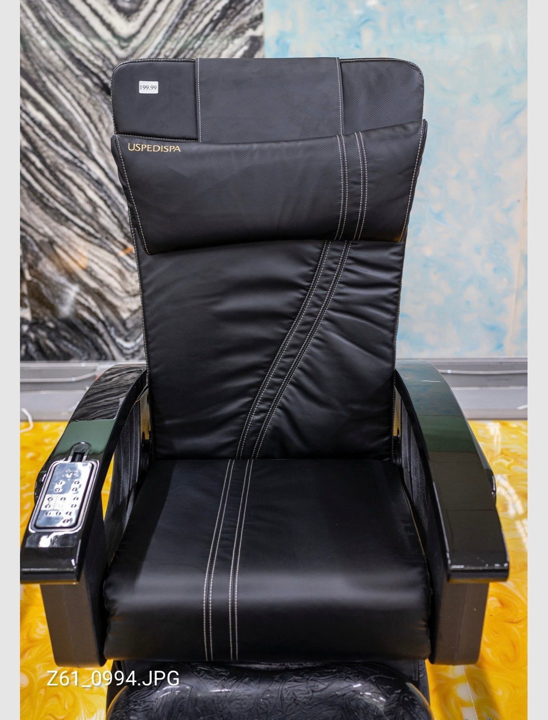 Pedicure Chair Seat Cover Black image 0