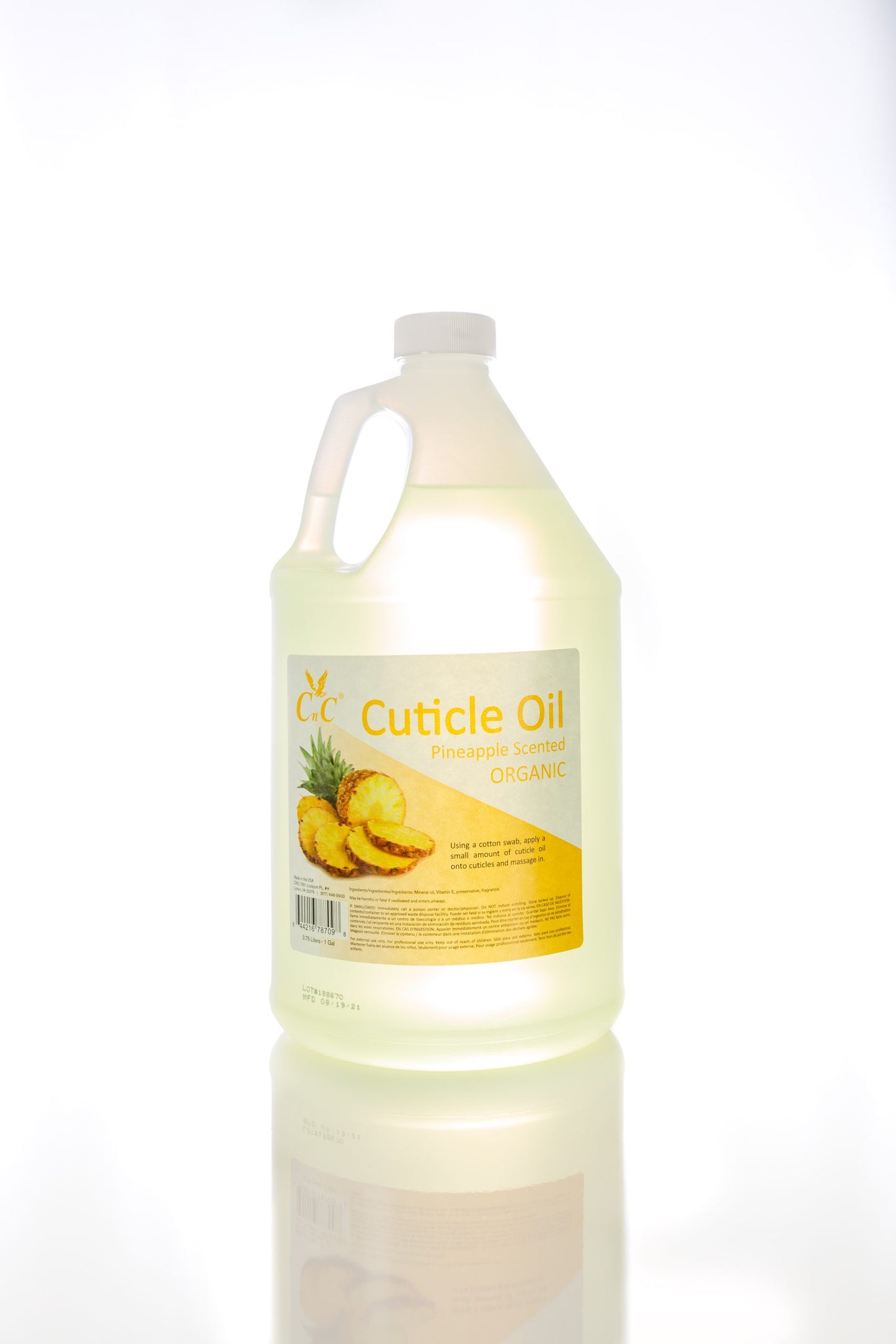 CnC Organic Pineapple Cuticle Oil Gallon image 0