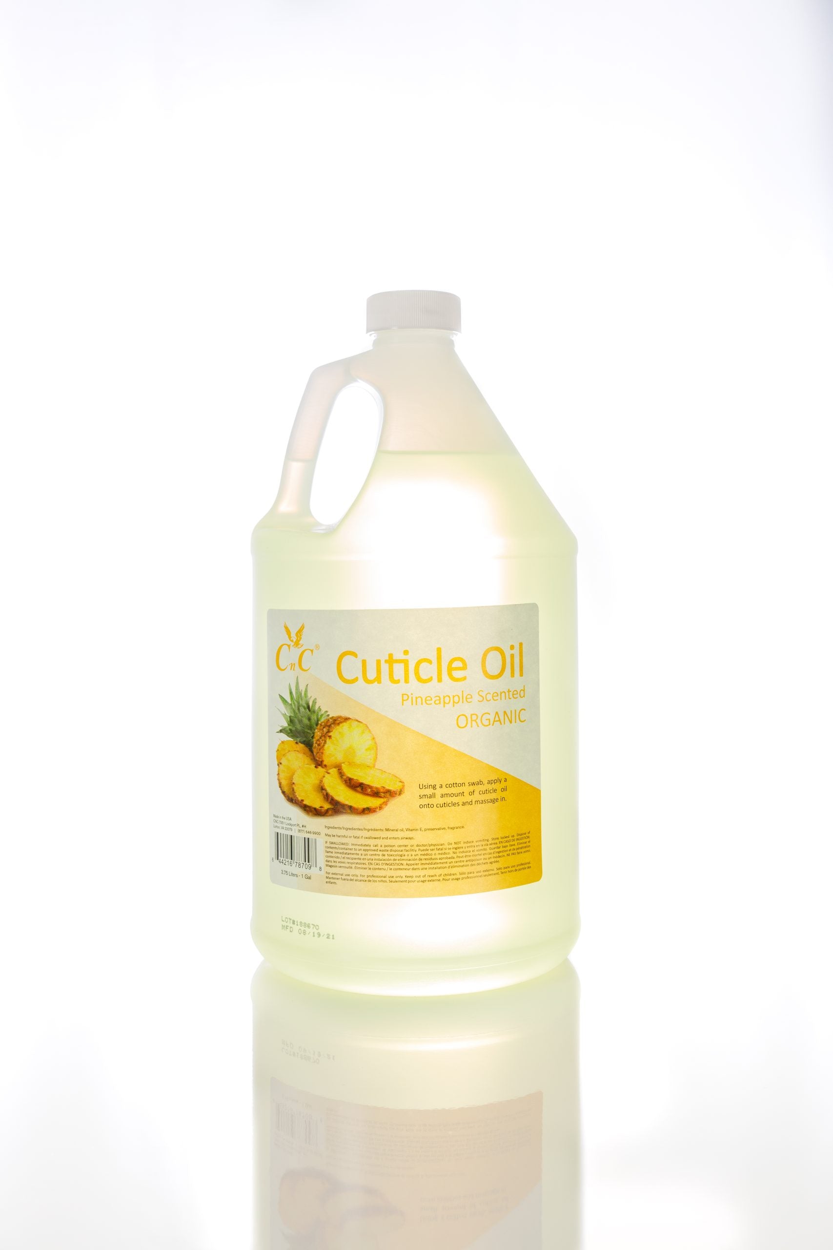 CnC Organic Pineapple Cuticle Oil Gallon image 0