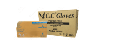 CnC Powder Free Gloves- Large  1000pcs/case image 0