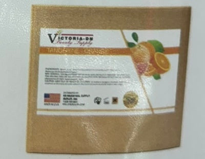Victoria Sugar Scrub Tangerine Orange 4 Gallon Case image 0