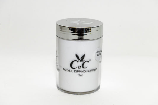 CNC Acrylic Dipping Powder 16oz Crystal Clear image 0