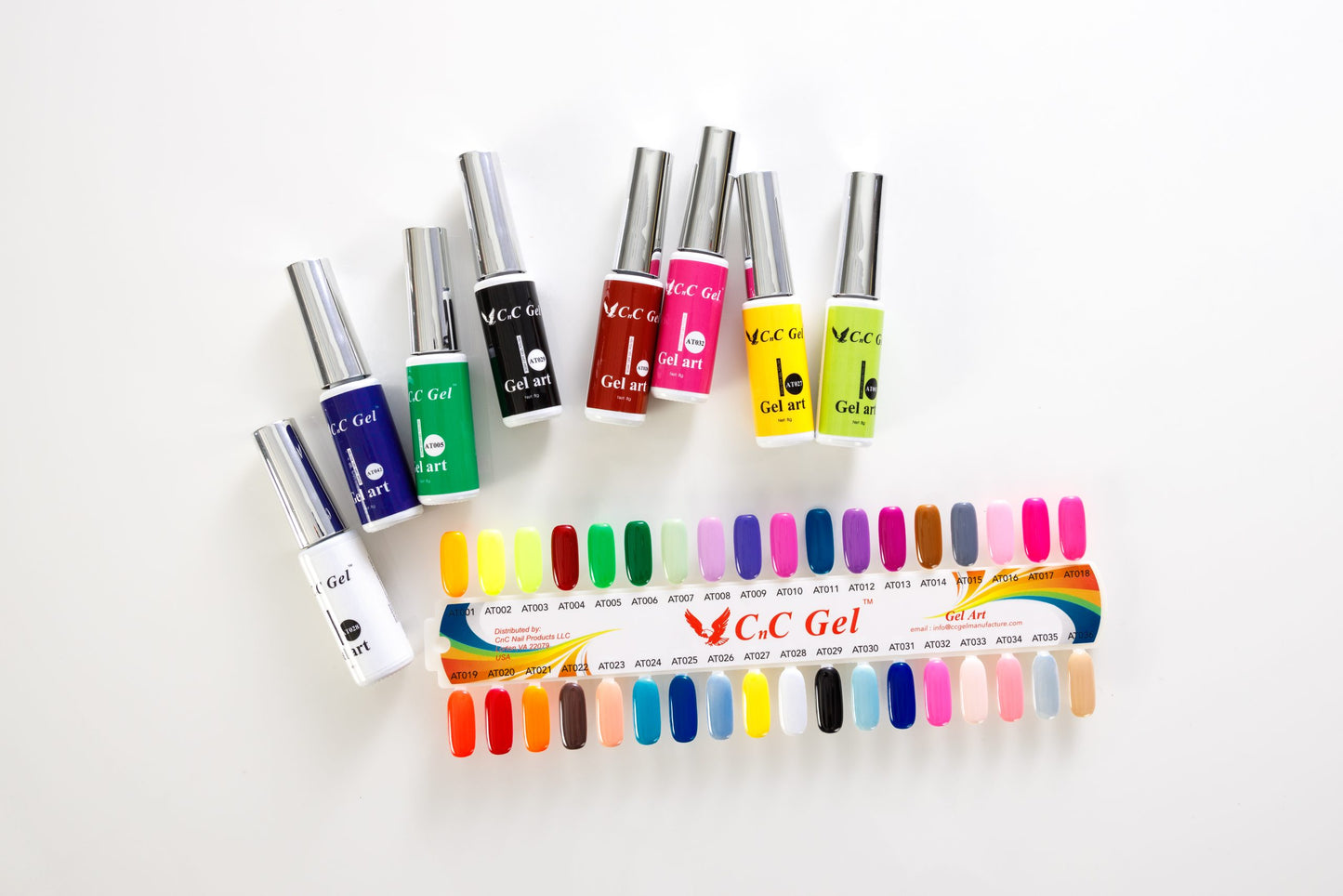 CnC Gel Nail Art Color Chart#000 image 0