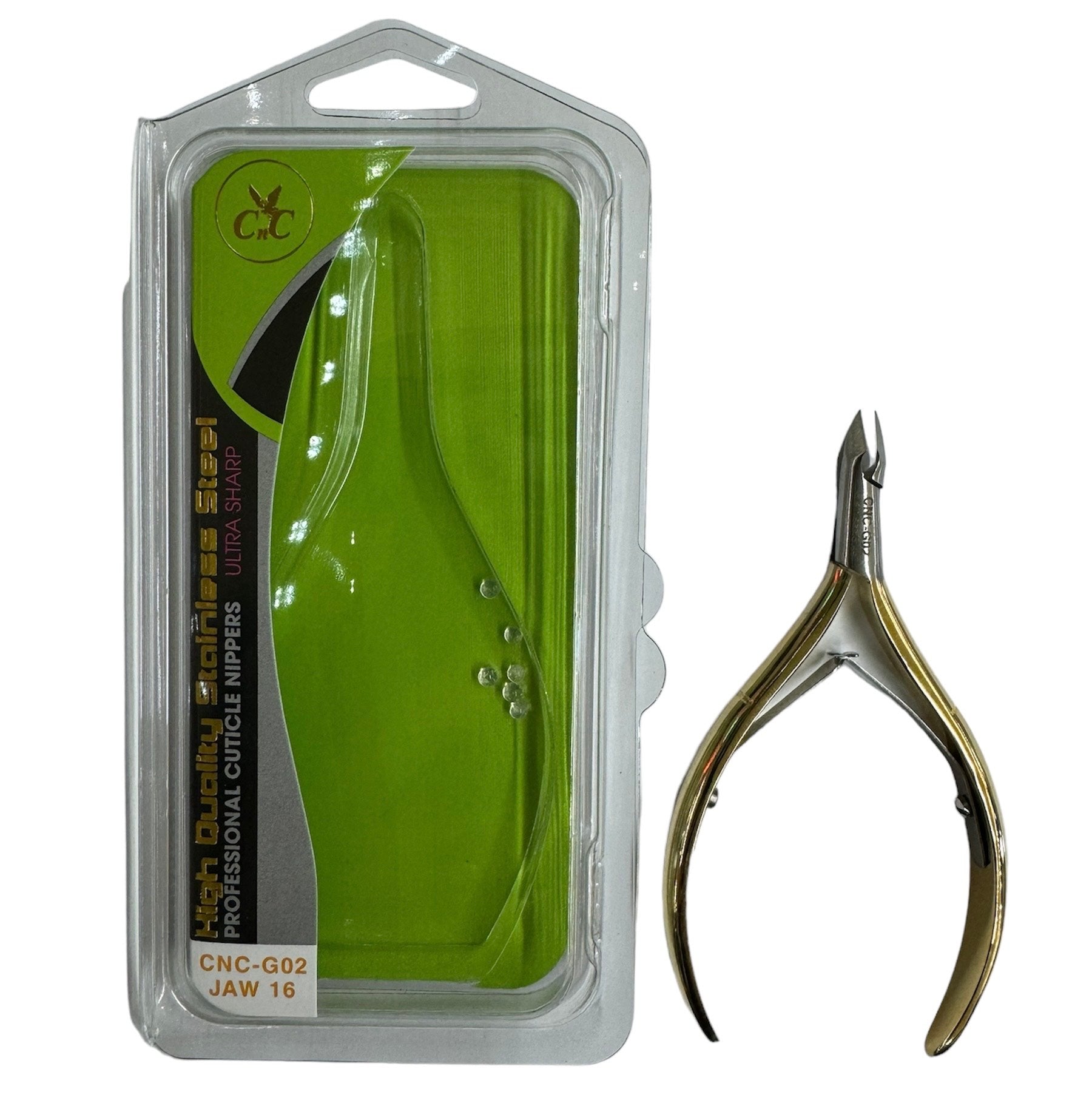 CnC High Quality Stainless Steel Cuticle Nipper G02 Jaw 16 image 0