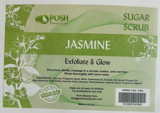 Posh Bucket Sugar Scrub – Jasmine image 0