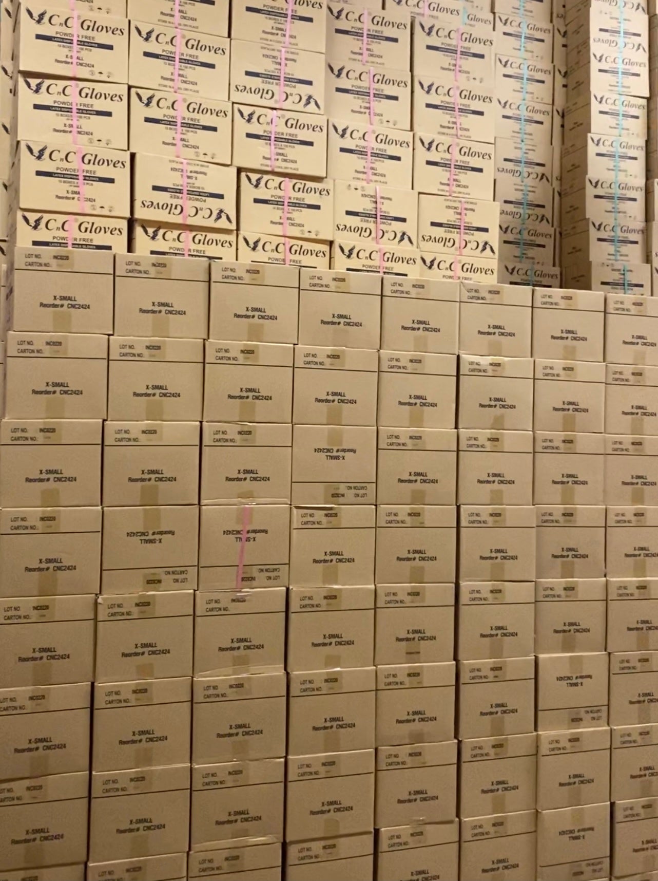 CnC Powder Free Gloves- Medium 1000pcs/box image 1