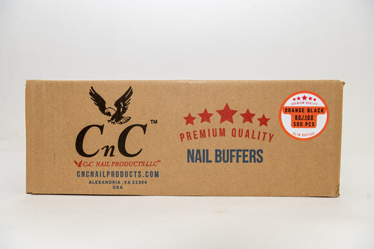 CNC Premium Quality Slim Buffer Orange Black 80/100 500pcs/case image 0