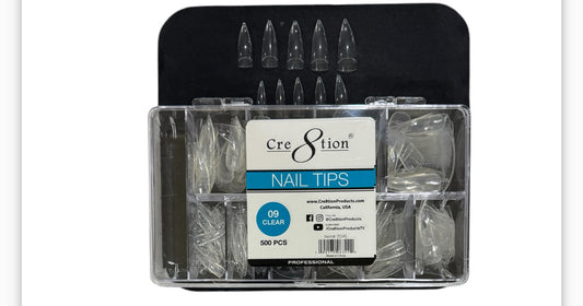 Cre8tion Nail Tip 09 Clear image 0