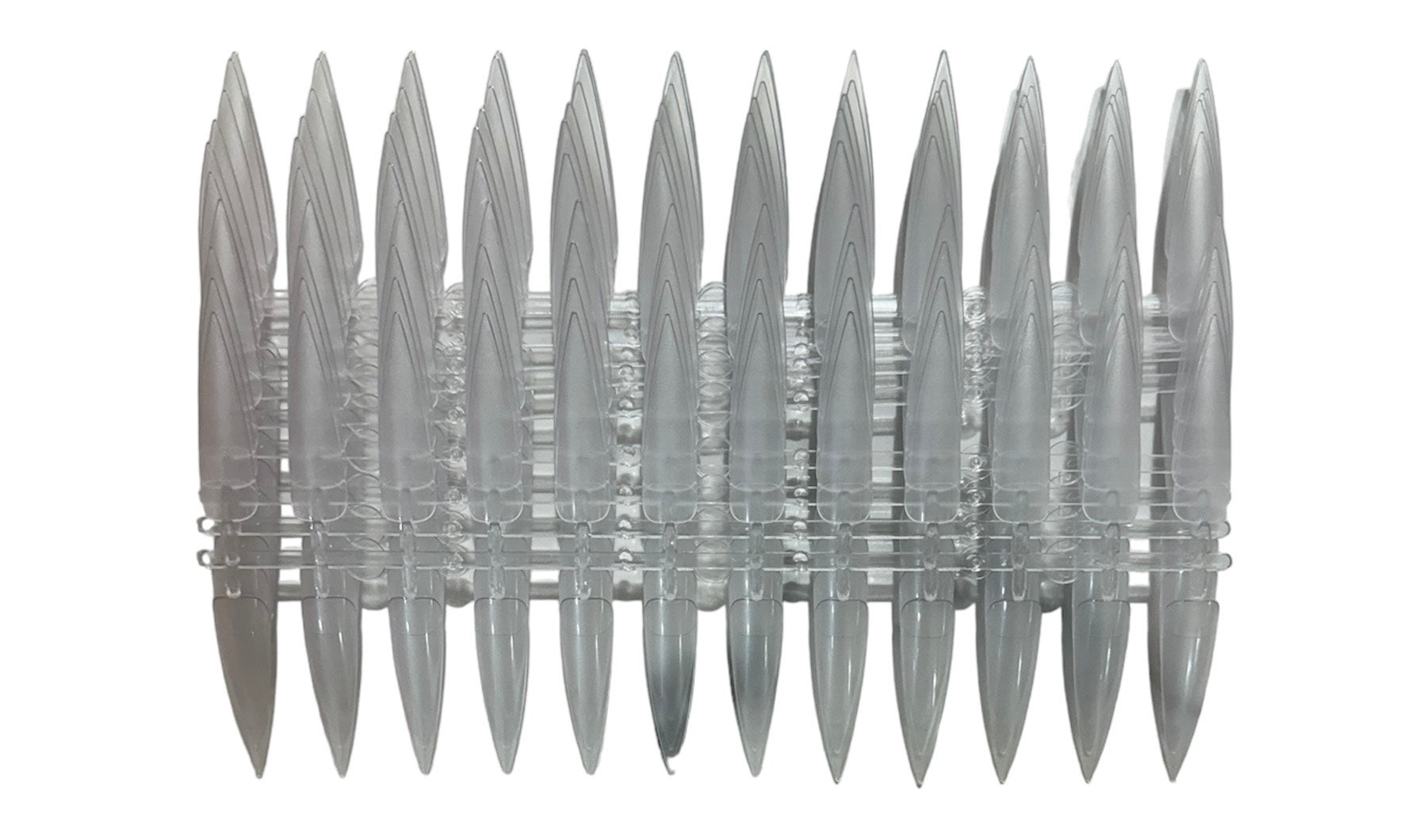 Straight Coffin 24 Tip Display 10/pcs Clear image 1