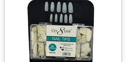 Cre8tion Nail Tip 04 Natural image 0