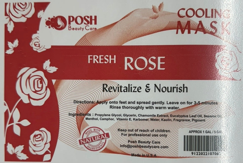 Posh Bucket Cooling Mask- Rose image 0