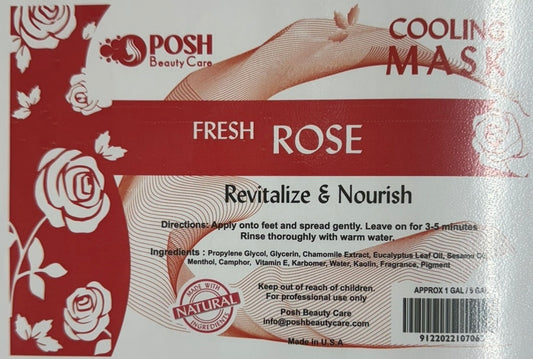 Posh Bucket Cooling Mask- Rose image 0