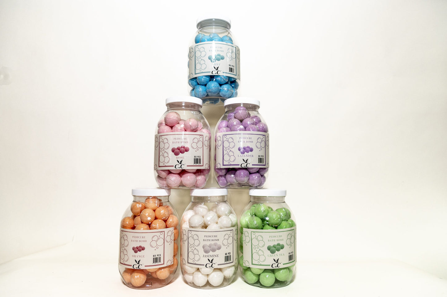 CNC Pedicure Bath Bombs Rose 60/pcs image 1